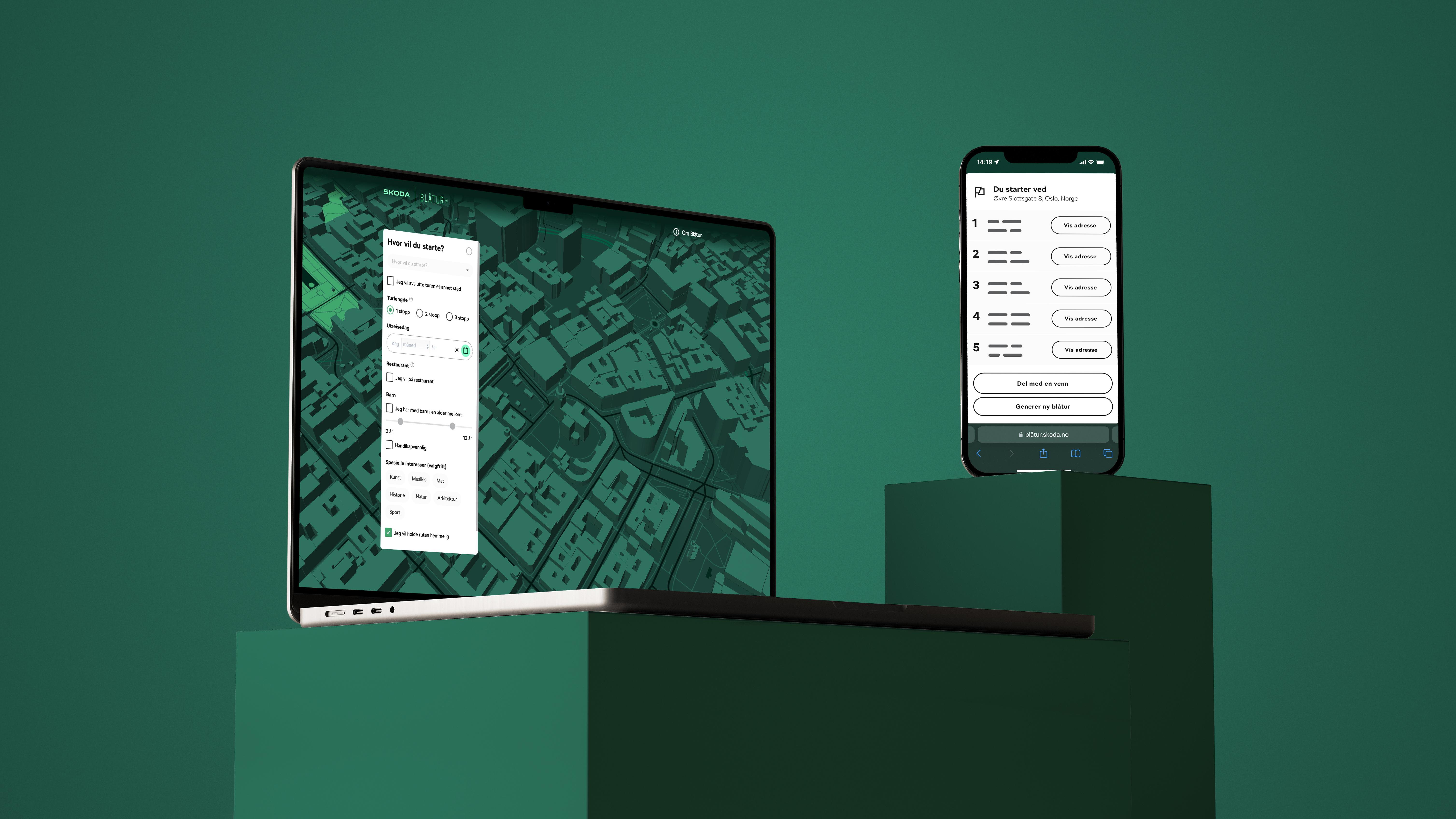 - Vi håper at Blåtur kan være med på å gi nye opplevelser i nærområdet, eller gjøre det enkelt å utforske steder man aldri har vært, sier Martine Behrens.