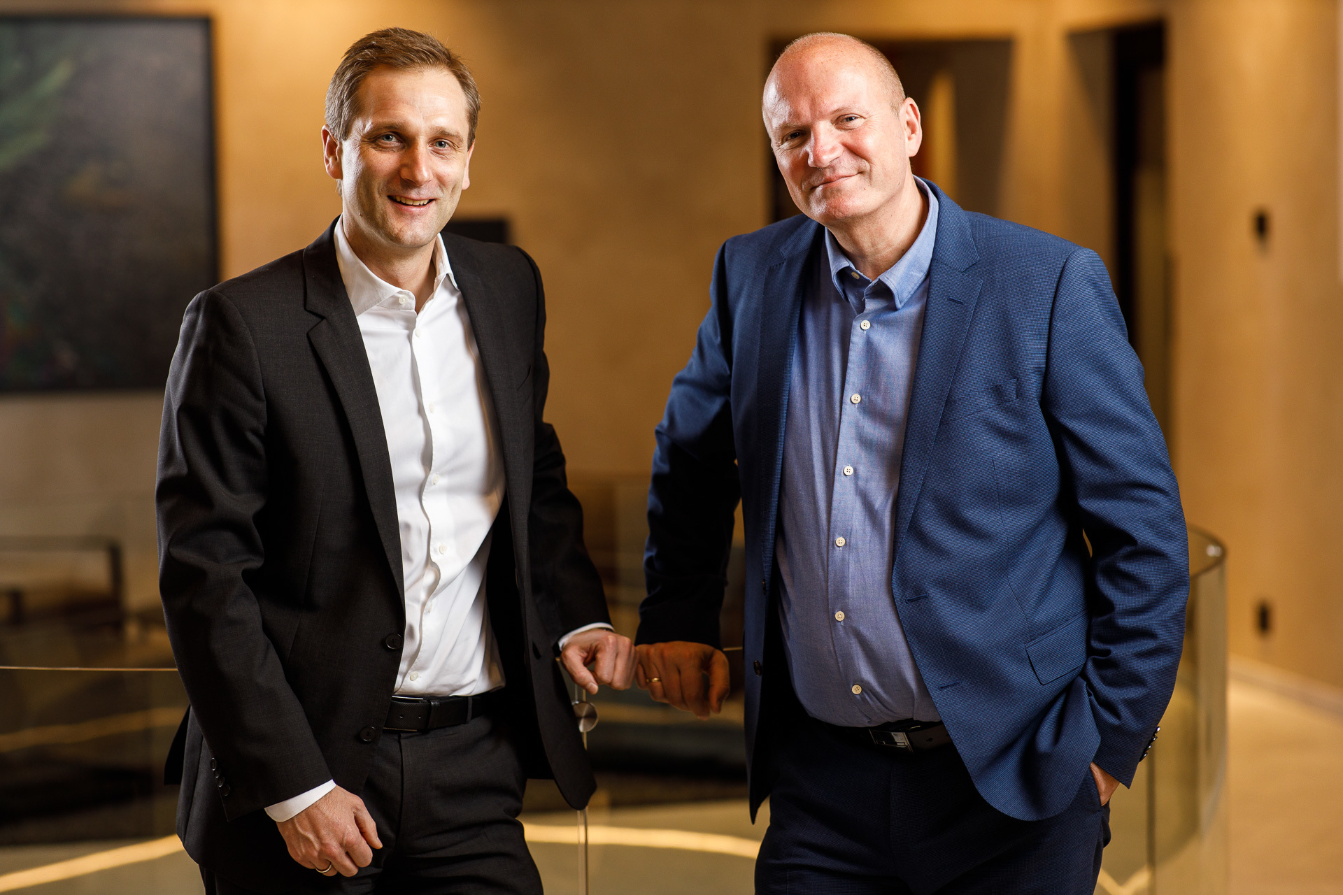 Tore Nilsen Breen (th) er ansatt som Head of Baltic Operations for Møller Mobility Groups samlede virksomhet i Baltikum. 