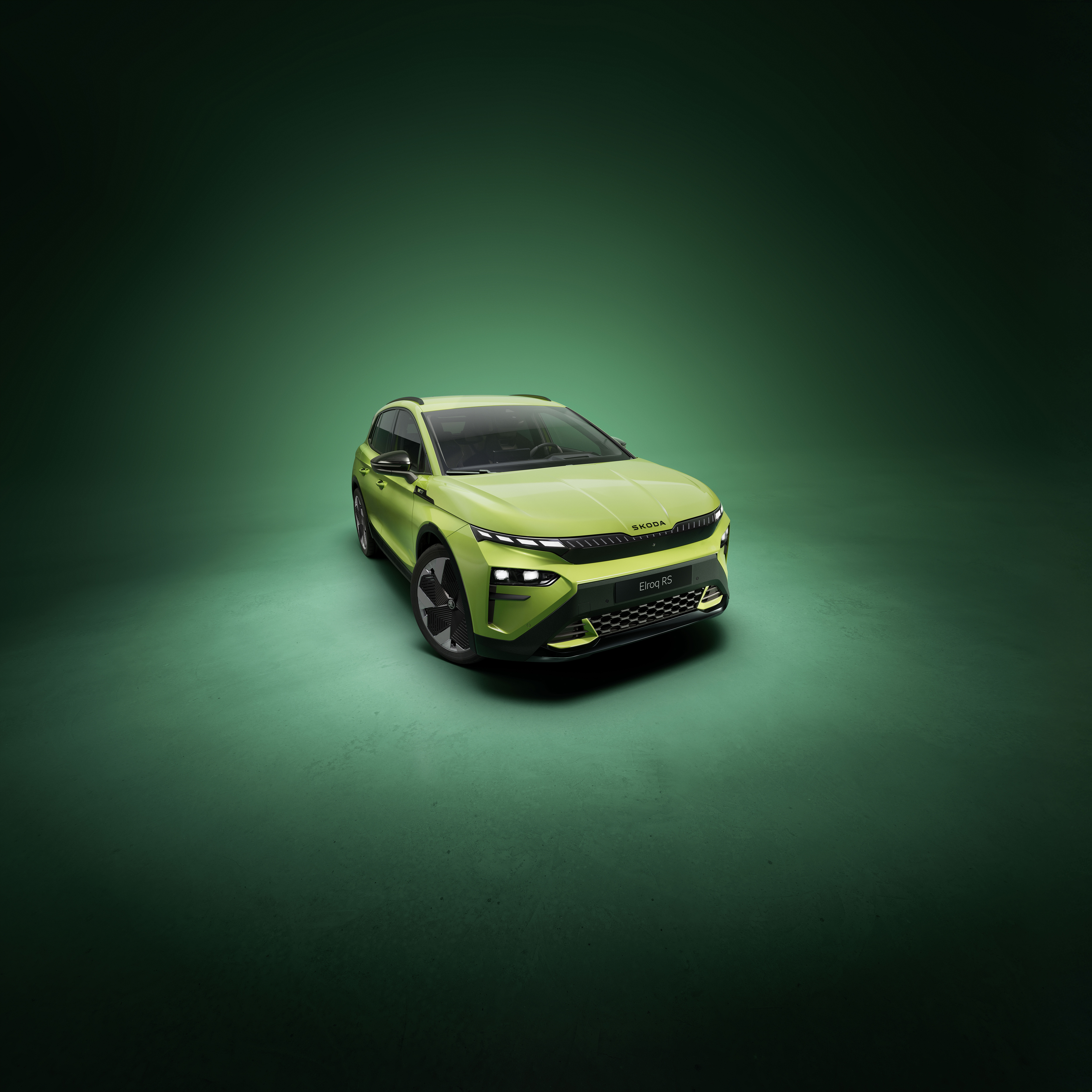 Škoda Elroq RS med det nye designspråket Modern Solid