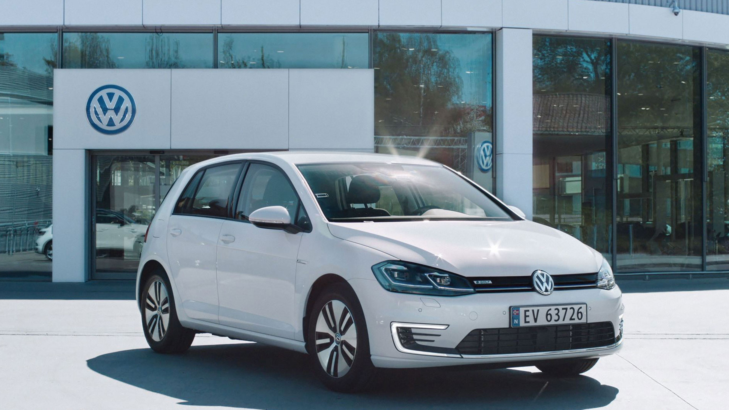 Volkswagen e-Golf ble en svært populær bilmodell i 2019.