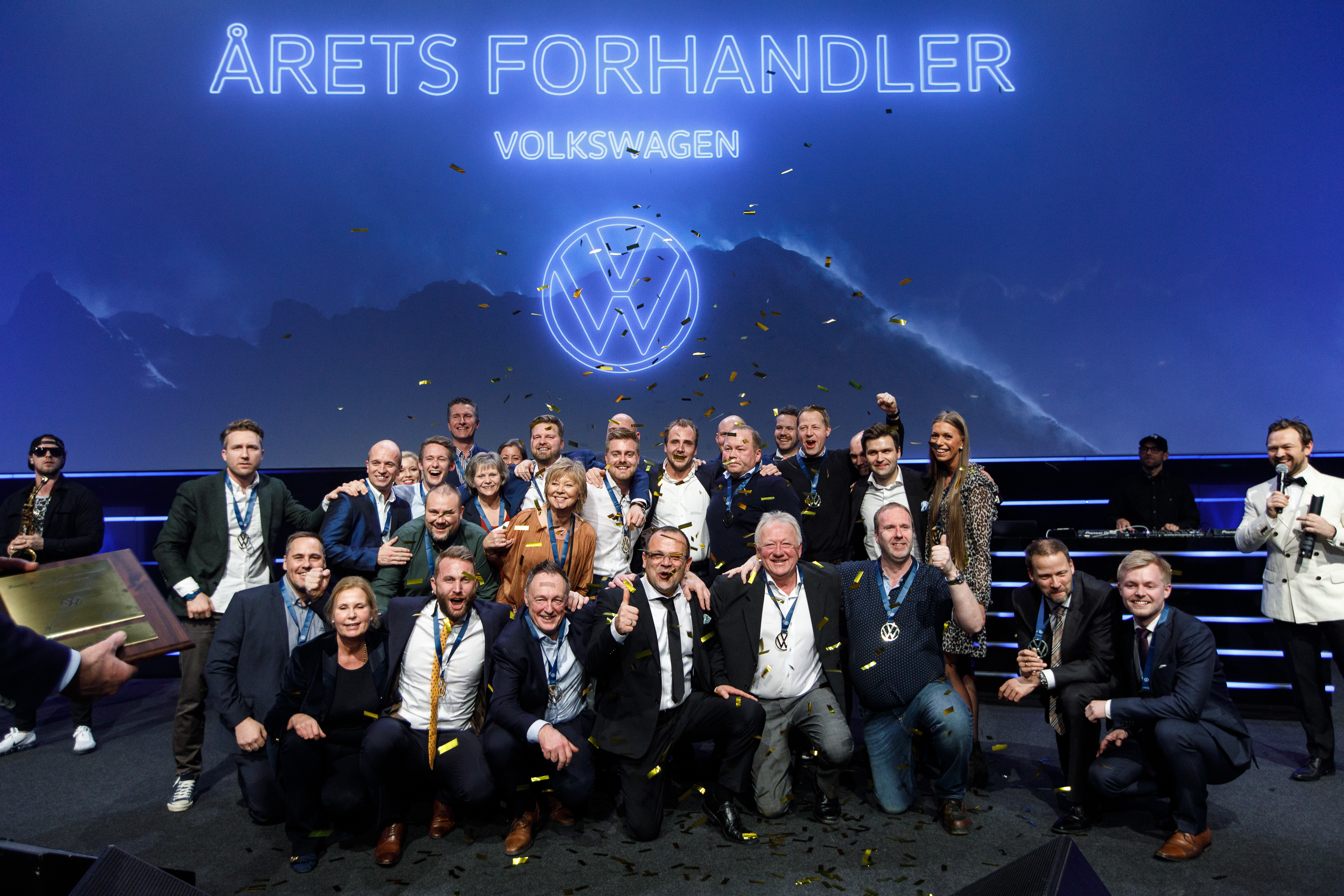 Glade vinnere av prisen Årets Forhandler Volkswagen 2019