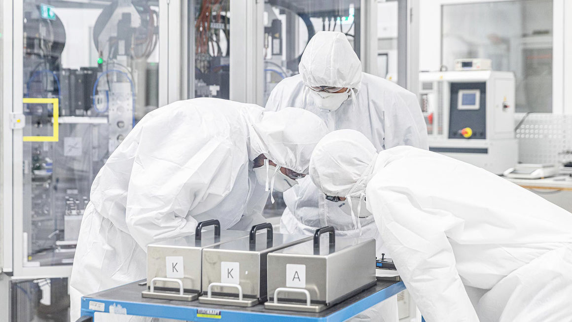 Volkswagenkonsernet har startet pilotproduksjon av battericeller i Salzgitter